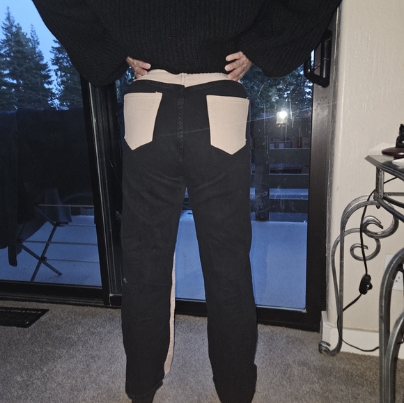 High waisted patchwork jeans by Amazon - Picture 2 of 4